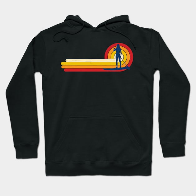 Vintage and Retro Look SUP Paddle Board Hoodie by MarkusShirts